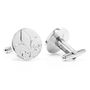 Silver Fleur Di Lis Cufflinks