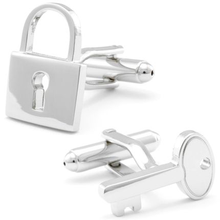 Silver Key Cufflinks