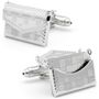 Silver Ladies Open Purse Cufflinks