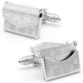 Silver Ladies Purse Cufflinks