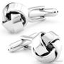 Silver Love Knot Cufflinks