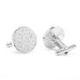 Silver Lucky Clovers Cufflinks