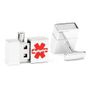 Silver Medical (8GB) USB Cufflinks