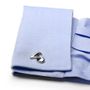 Silver Music Note Cufflinks