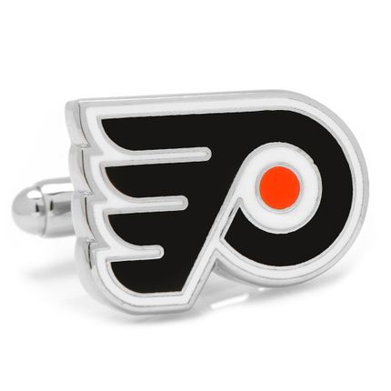 Silver Philadelphia Flyers Cufflinks