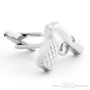 Silver Pistol Cufflinks
