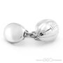 Silver Play Rugby Ball Cufflinks