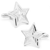 Silver Starburst Cufflinks