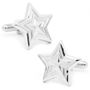 Silver Starburst Cufflinks
