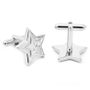 Silver Starburst Cufflinks