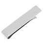 Silver tone Short Engravable Tie Bar