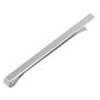 Silver tone Thin Tie Bar