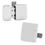 Silver tone USB Cufflinks