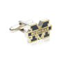 Silver University Of Michigan Cufflinks