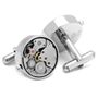 Silver Watch Movement Cufflinks