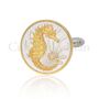 Singapore 10-Cent Seahorse Cufflinks