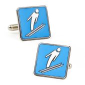 Skier Cufflinks