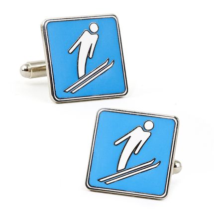 Skier Cufflinks