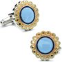 Sky Blue Dial Cufflinks