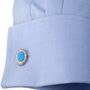 Sky Blue Framed Oval Cufflinks