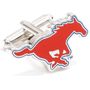 SMU Mustangs Cufflinks and 3-Piece Gift Set