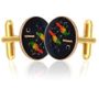 South Africa Love Birds Coin Cuff Links