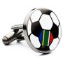South Africa Soccer Flag Cufflinks