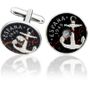 Spain Anchor Coin Cuff Links
