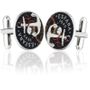 Spain Anchor Coin Cuff Links