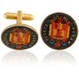 Spain Peseta Coin Cuff Links