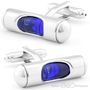 Spirit Level Blue Cufflinks