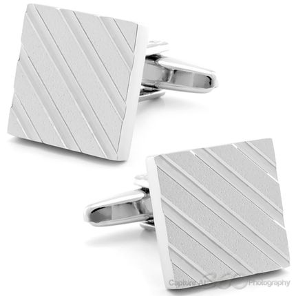 Square Stripes Cufflinks