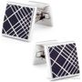 Squared Black Plaid Cufflinks