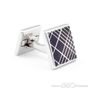 Squared Black Plaid Cufflinks
