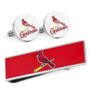 St. Louis Cardinals Cufflinks And Money Clip Gift Set