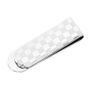 Stainless Steel Checkered Money Clip