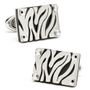 Stainless Steel Cutout Overlay Cufflinks