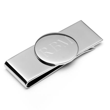 Stainless Steel Engravable Money Clip