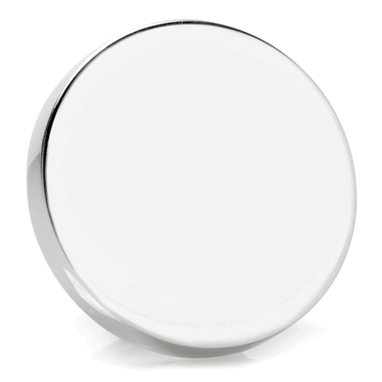 Stainless Steel Engravable Round Infinity Lapel Pin