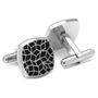 Stainless Steel Geometric Cell Cufflinks