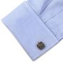 Stainless Steel Geometric Cell Cufflinks