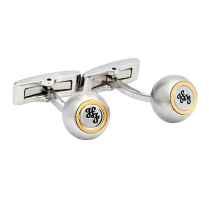 Stainless Steel Logo Cufflink