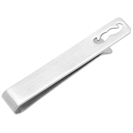 Stainless Steel Moustache Tie Bar