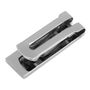 Stainless Steel Onyx Inlaid Money Clip