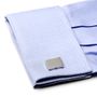 Stainless Steel Rectangle Infinity Cufflinks