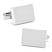 Stainless Steel Rectangle Infinity Cufflinks
