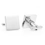 Stainless Steel Square Infinity Cufflinks
