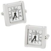 Stainless Steel Square Watch Cufflinks