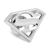 Stainless Steel Superman Lapel Pin