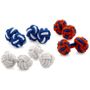 Star Spangled Silk Knot Cufflinks